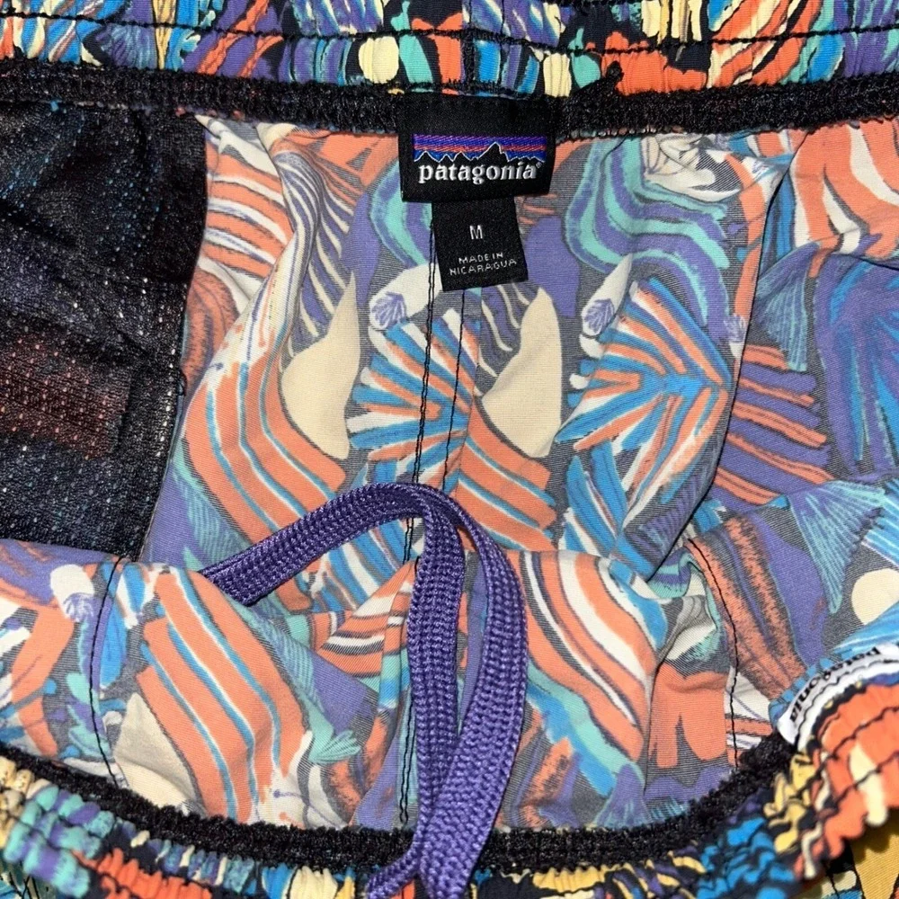 Patagonia Men's Nylon‎ Shorts L Green Elastic Waist Outdoor Hiking Casual 5